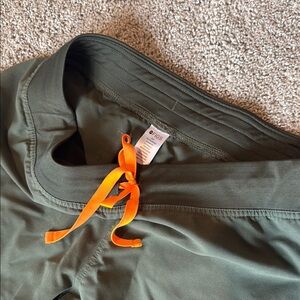 Olive green Figs scrubs